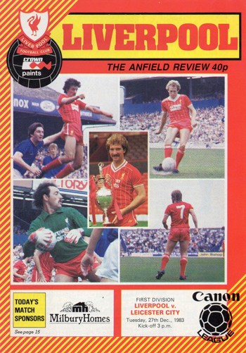 Match programme